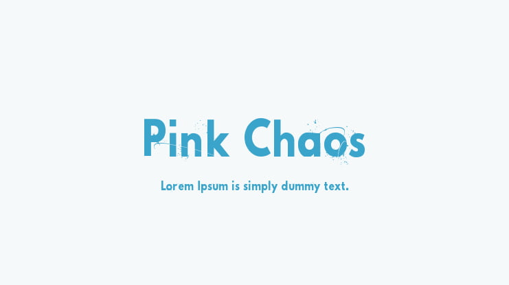 Pink Chaos Font