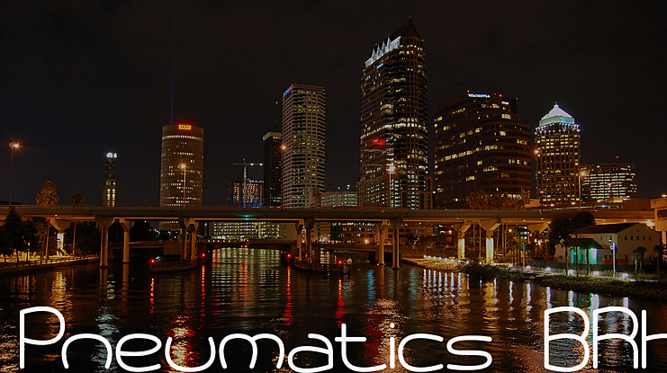 Pneumatics BRK Font Family