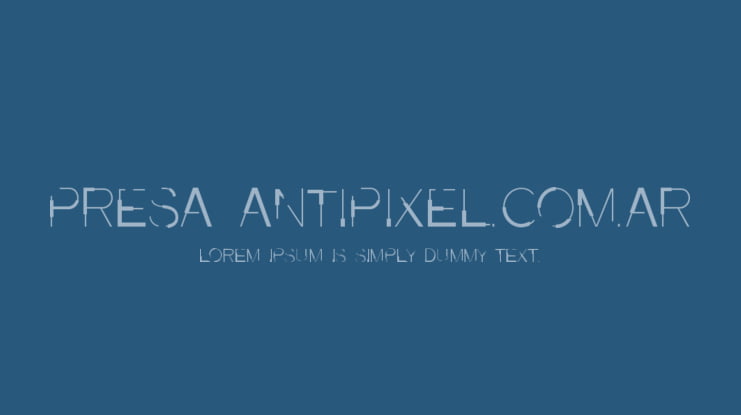 Presa ANTIPIXEL.COM.AR Font Family