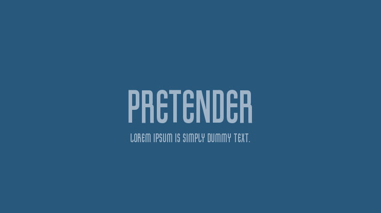 Pretender Font