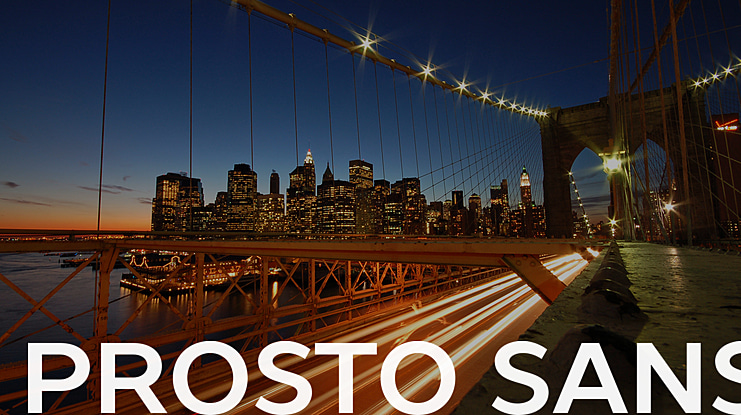 Prosto Sans Font