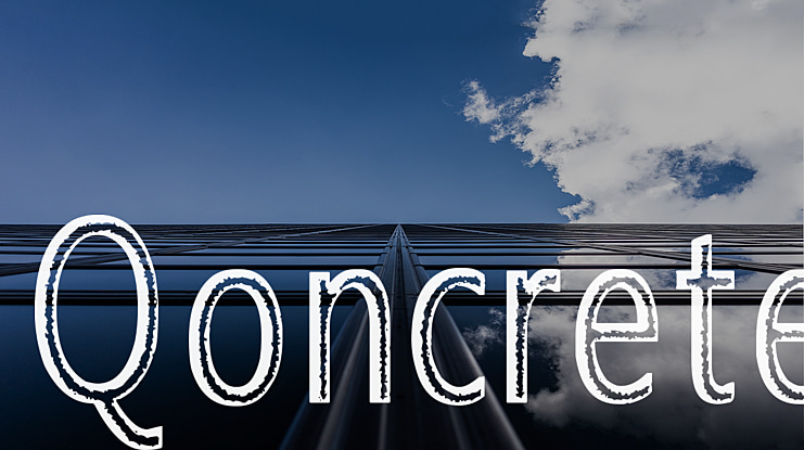 Qoncrete Font