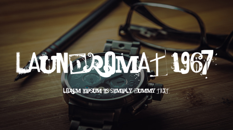 Laundromat 1967 Font