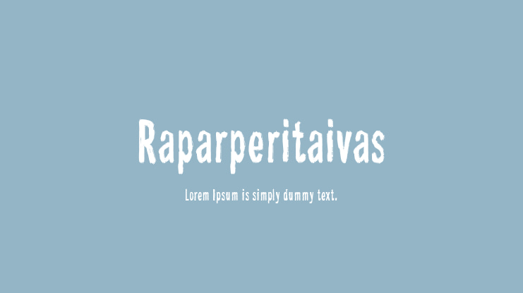 Raparperitaivas Font