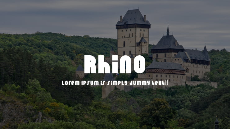 Rhino Font Family