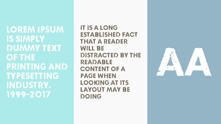 Right here, right now Font