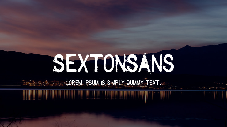 SextonSans Font
