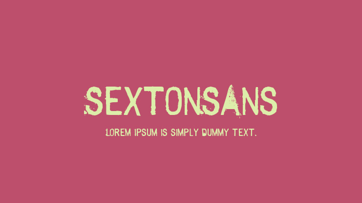 SextonSans Font