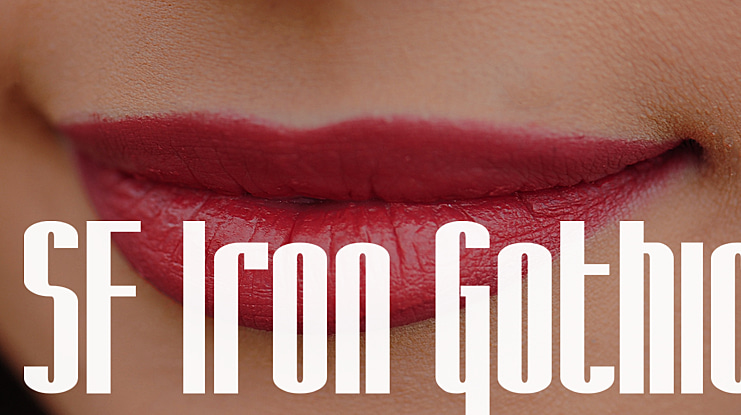SF Iron Gothic Font Family