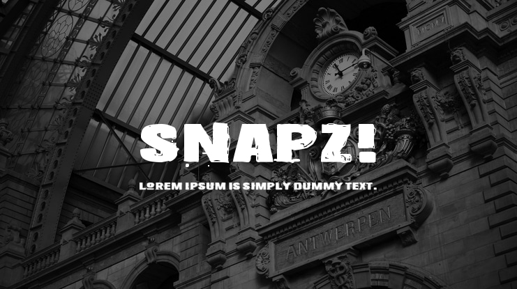 Snapz! Font