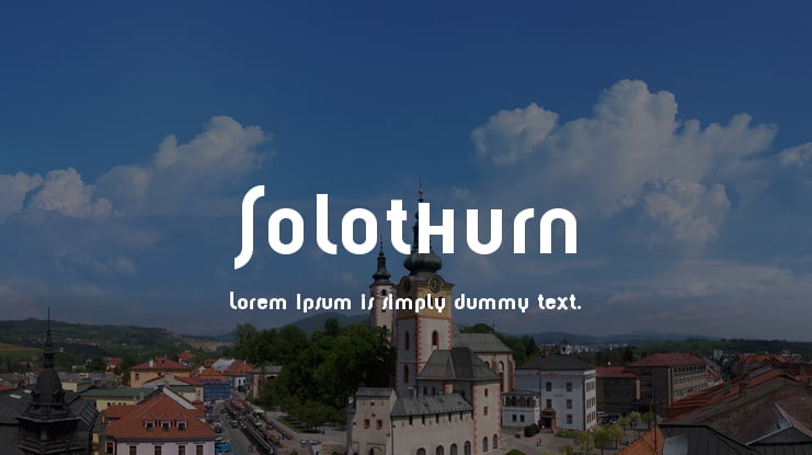 Solothurn Font Family