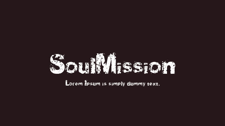 SoulMission Font