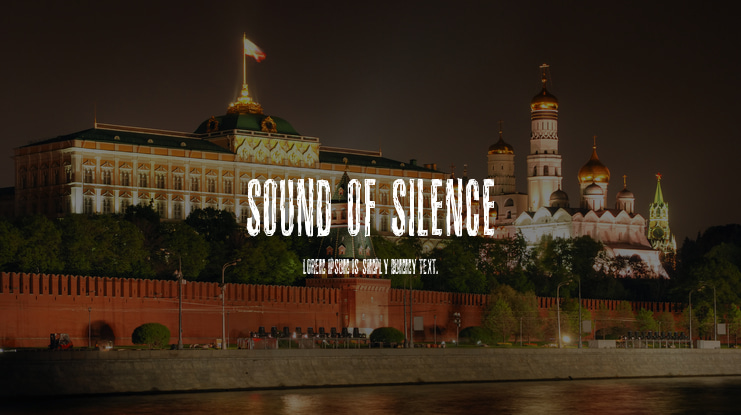 Sound of silence Font