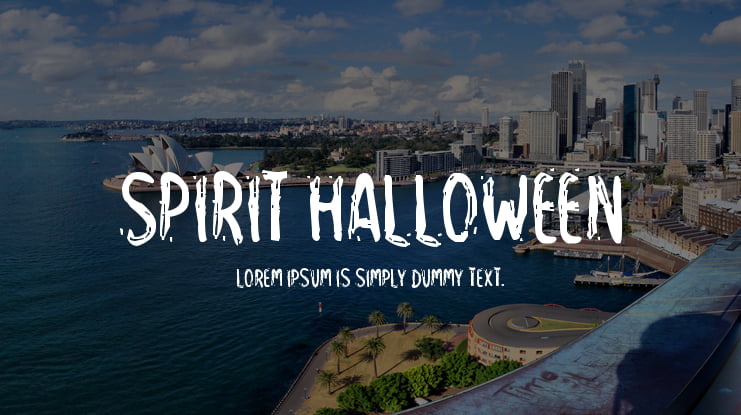 Spirit Halloween Font