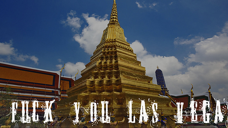 Fuck you Las Vegas Font