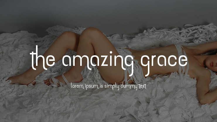 the amazing grace Font