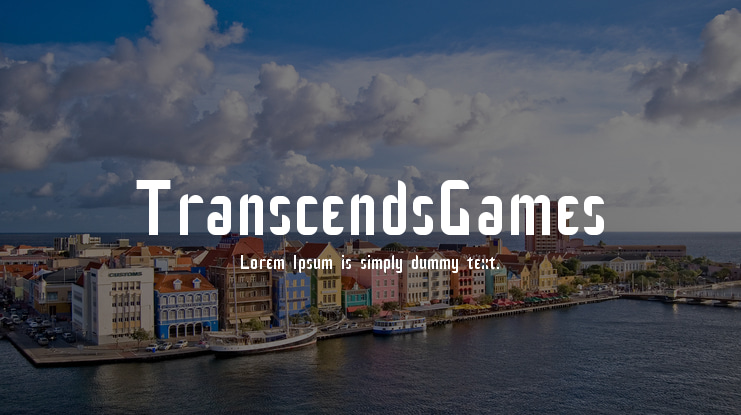 TranscendsGames Font