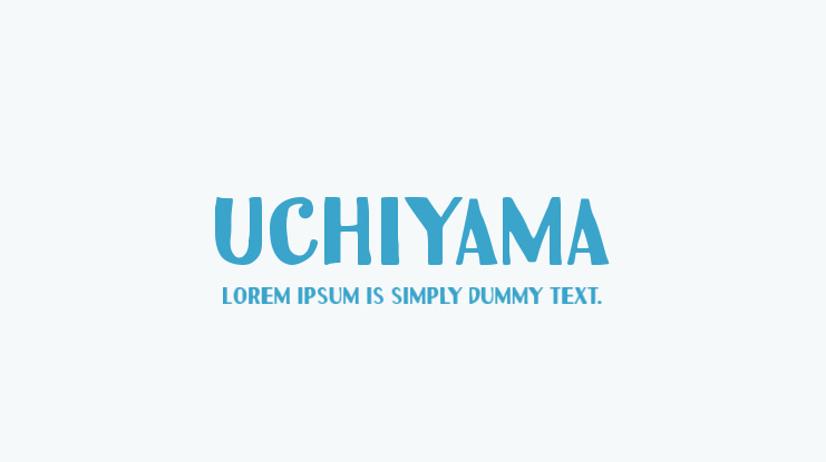 Uchiyama Font