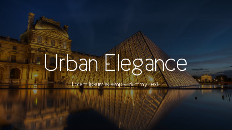 Urban Elegance Font
