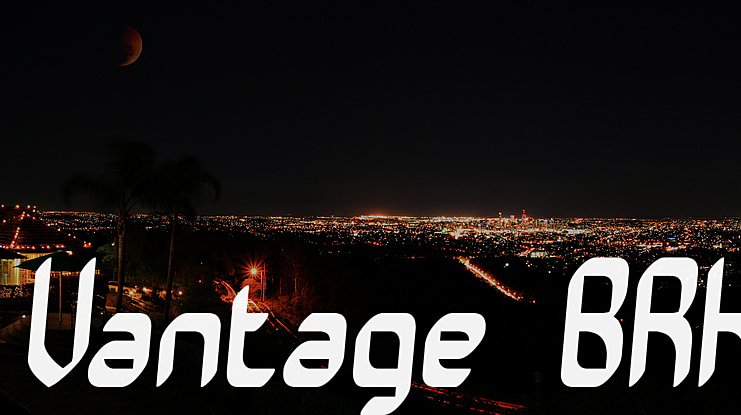 Vantage BRK Font