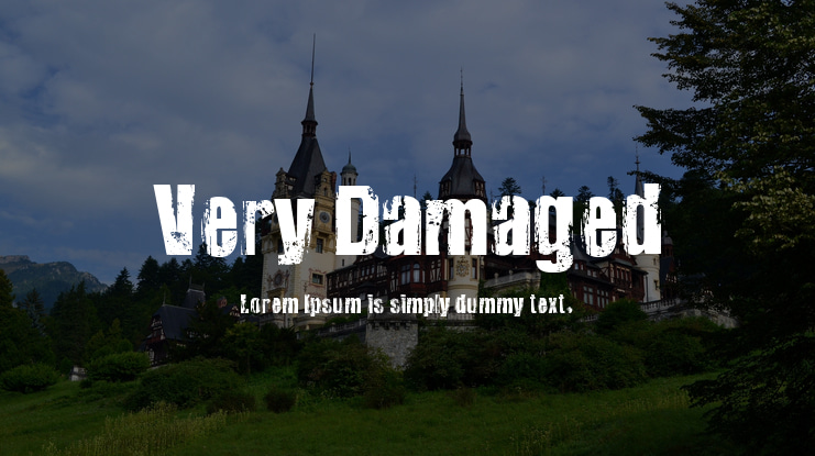 Very Damaged Font
