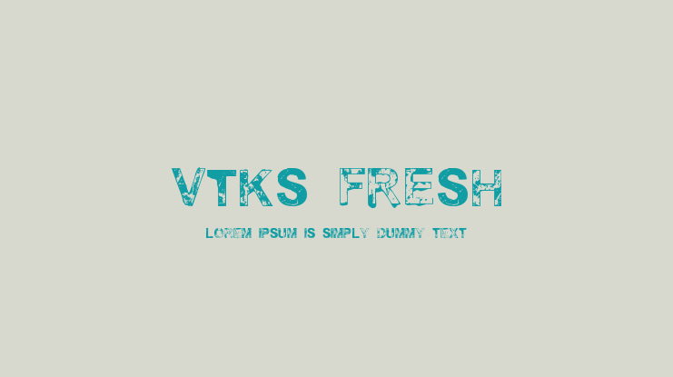 vtks fresh Font