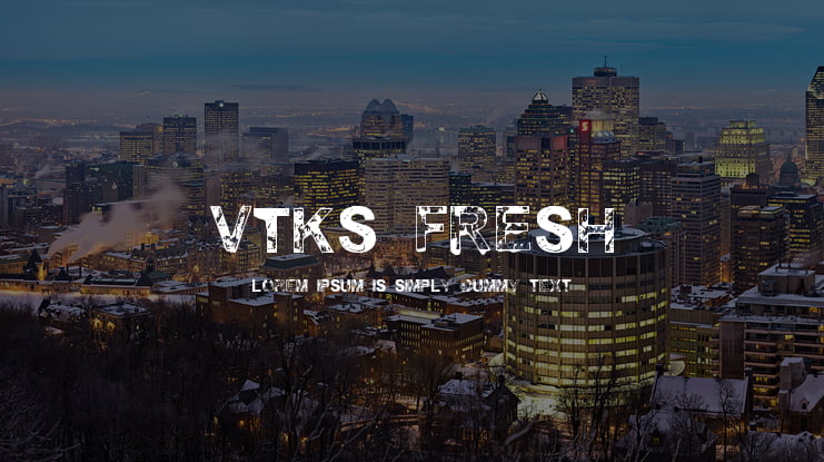 vtks fresh Font