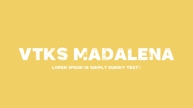 Vtks Madalena Font