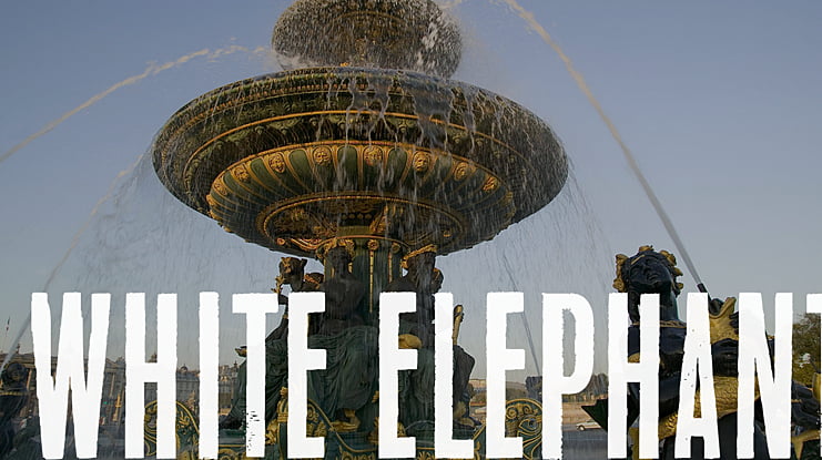 White Elephant Font