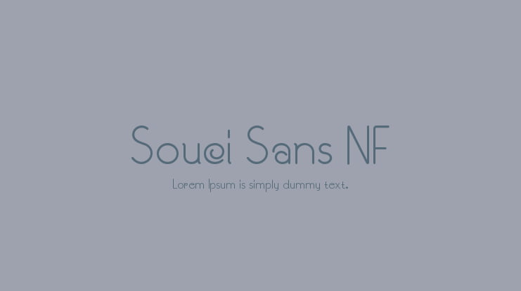 Souci Sans NF Font