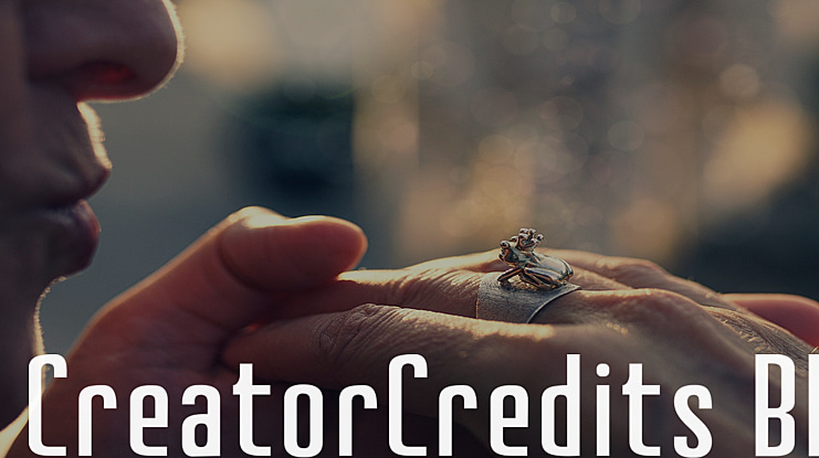 CreatorCredits BB Font Family