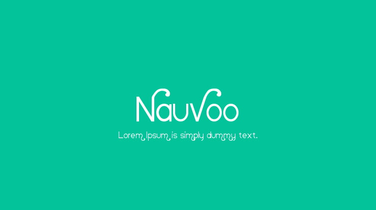 Nauvoo Font