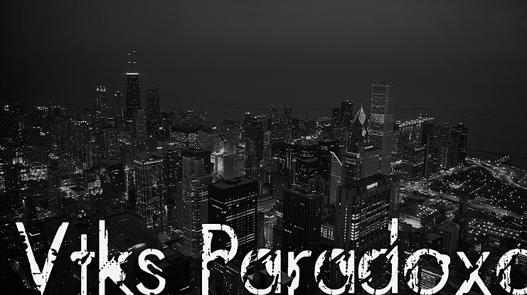 Vtks Paradoxo Font