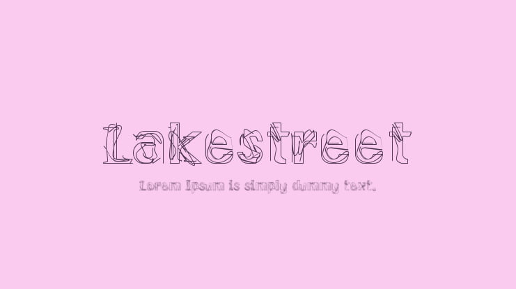 Lakestreet Font