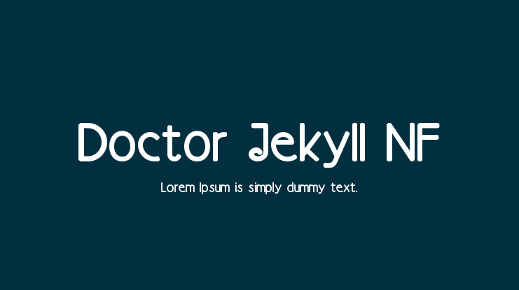 Doctor Jekyll NF Font