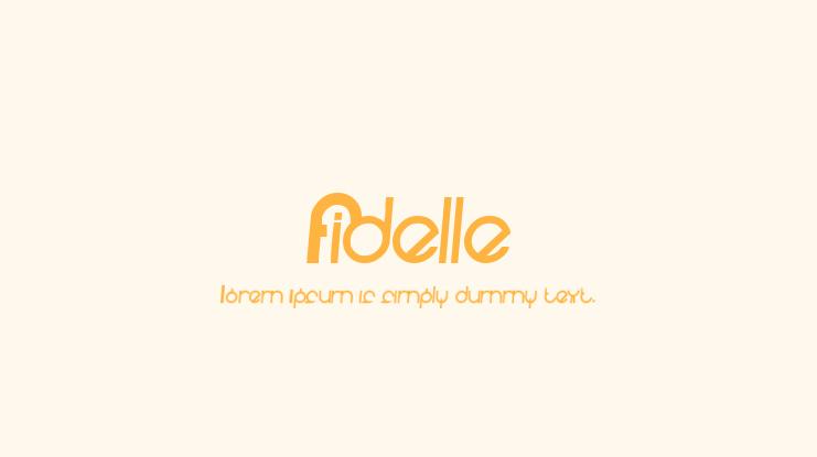 Fidelle Font