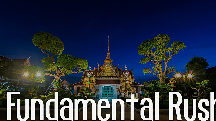 Fundamental Rush Font