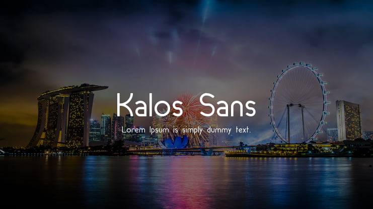 Kalos Sans Font