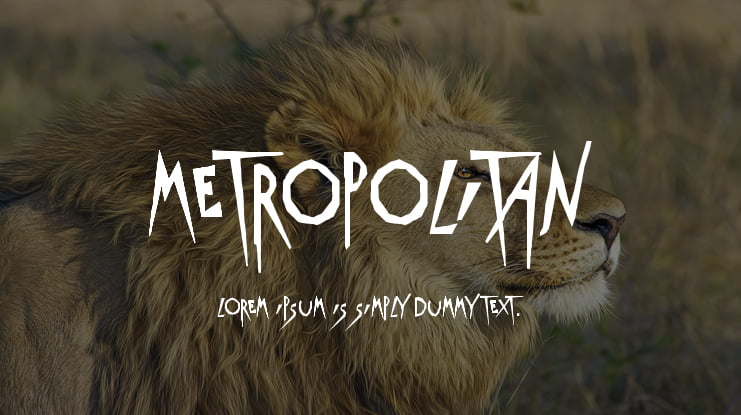 Metropolitan Font