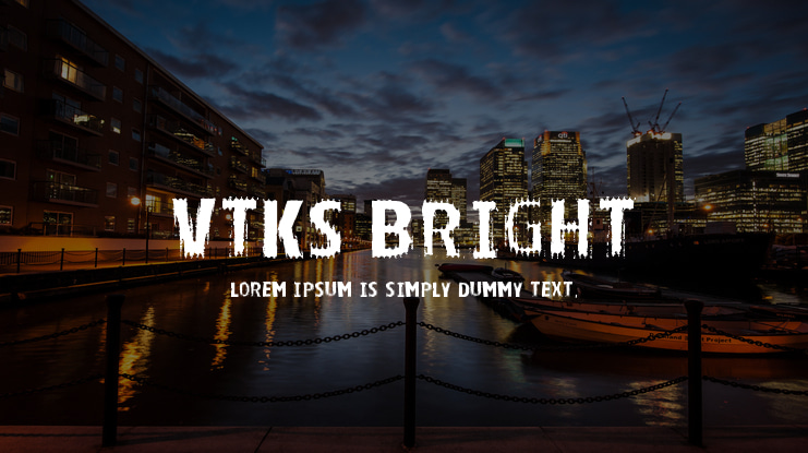 VTKS BRIGHT Font