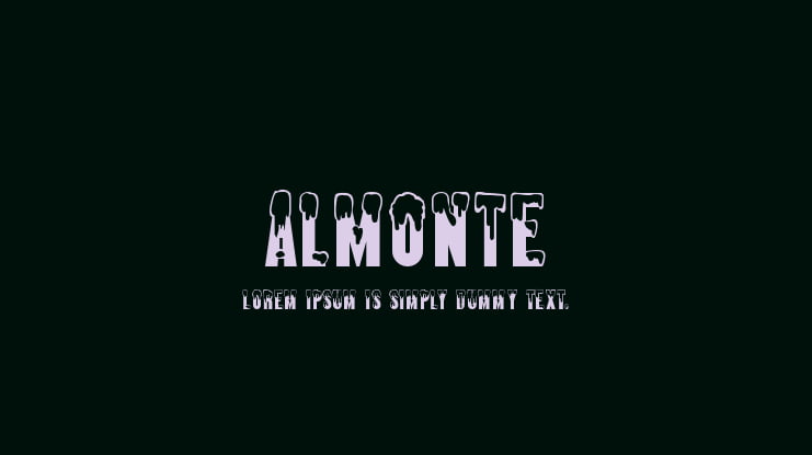 Almonte Font Family
