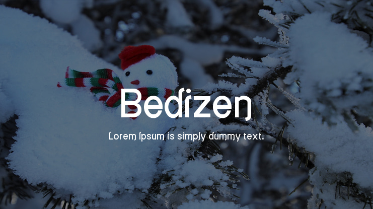 Bedizen Font
