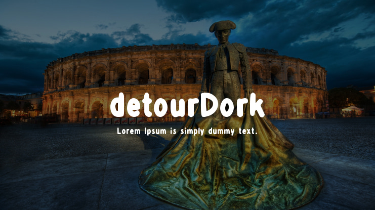 detourDork Font