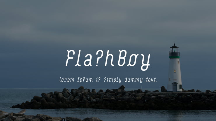 FlashBoy Font