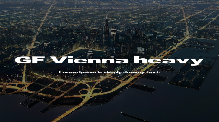 GF Vienna heavy Font