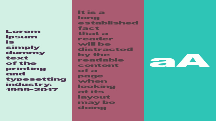 GF Vienna heavy Font