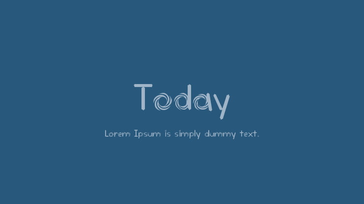 Today Font