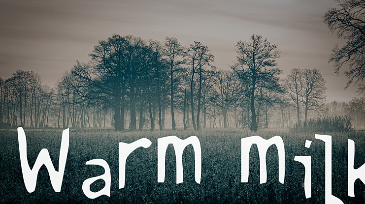 Warm milk Font