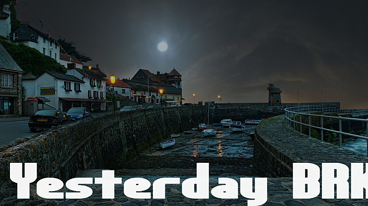 Yesterday BRK Font