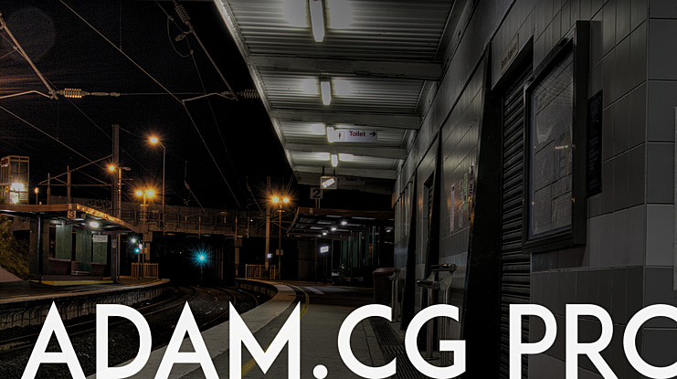 ADAM.CG PRO Font
